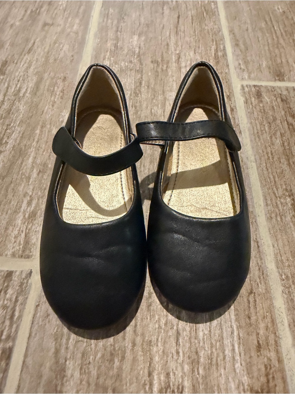 KIDS GIRLS TODDLER BLACK MARY JANE SHOES FLATS